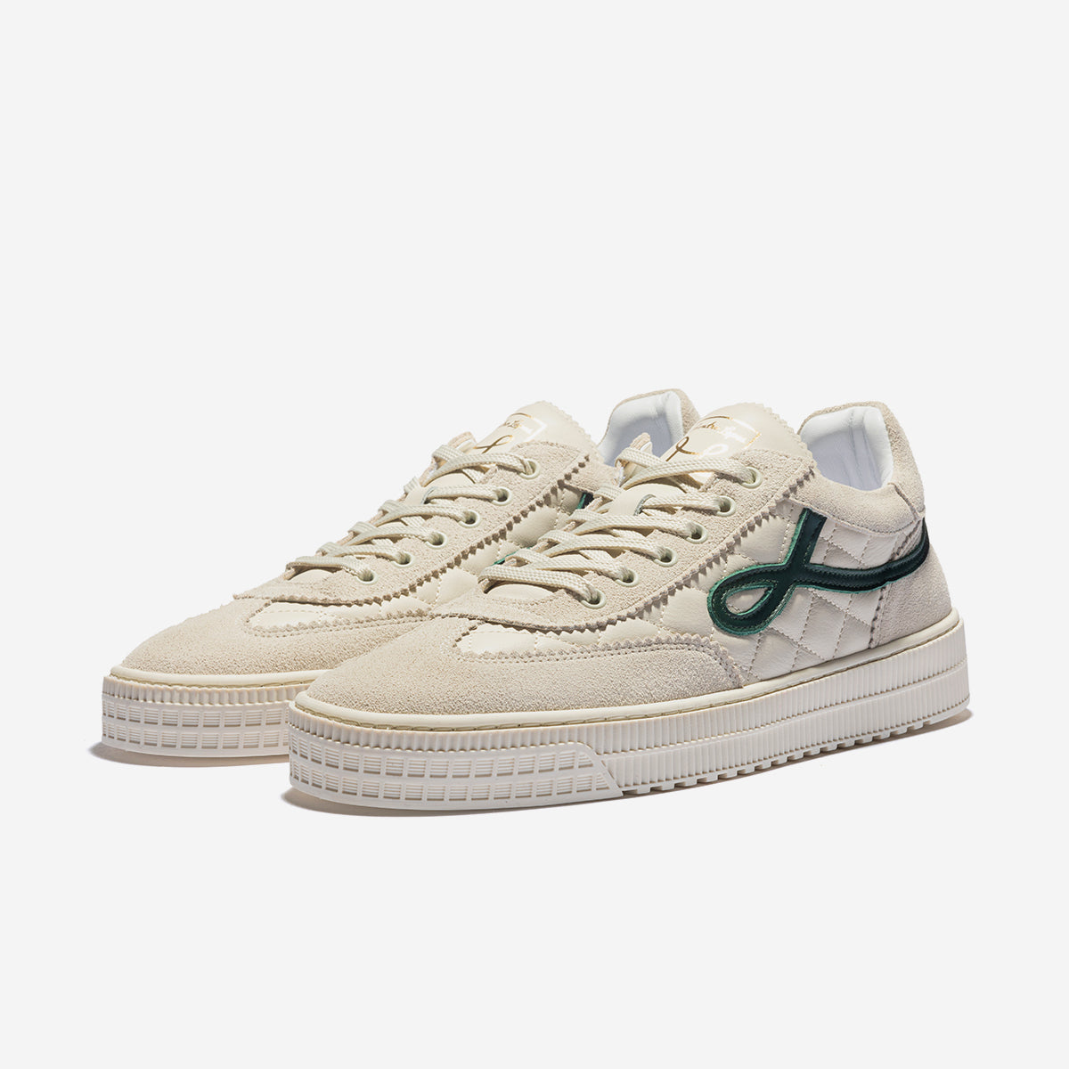 Low Top - London - Beige Green