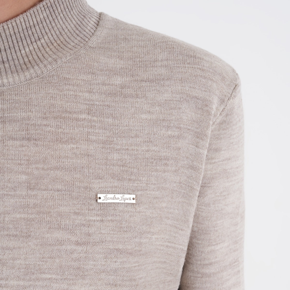 PRE ORDER - High Neck Long Sleeve - Beige