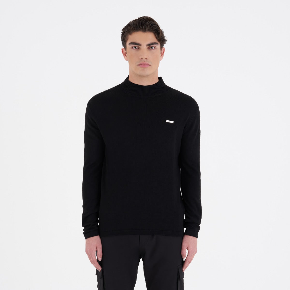 PRE ORDER - High Neck Long Sleeve - Black
