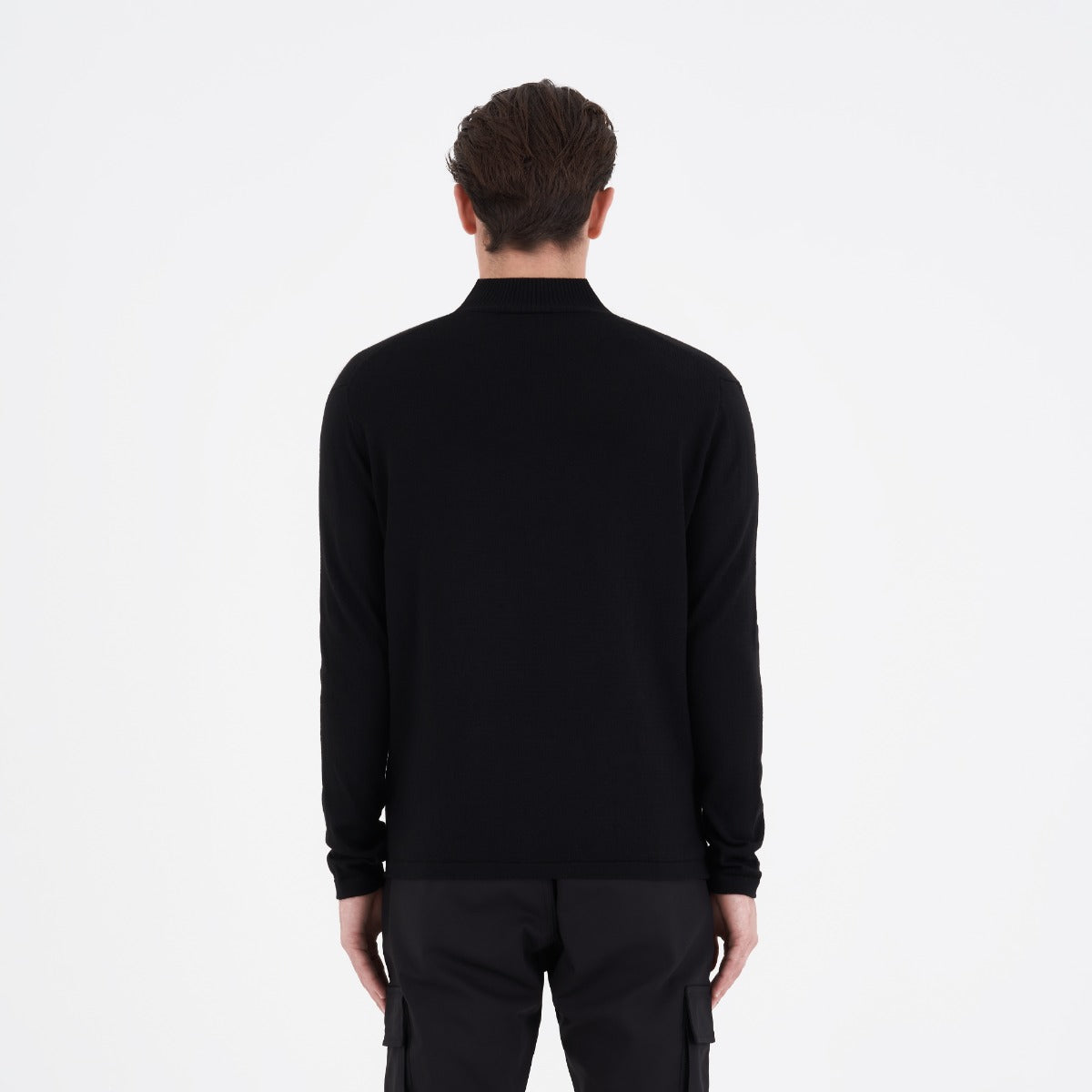 PRE ORDER - High Neck Long Sleeve - Black
