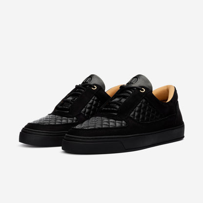Low Top - Faisca - Black Nubuk Gold