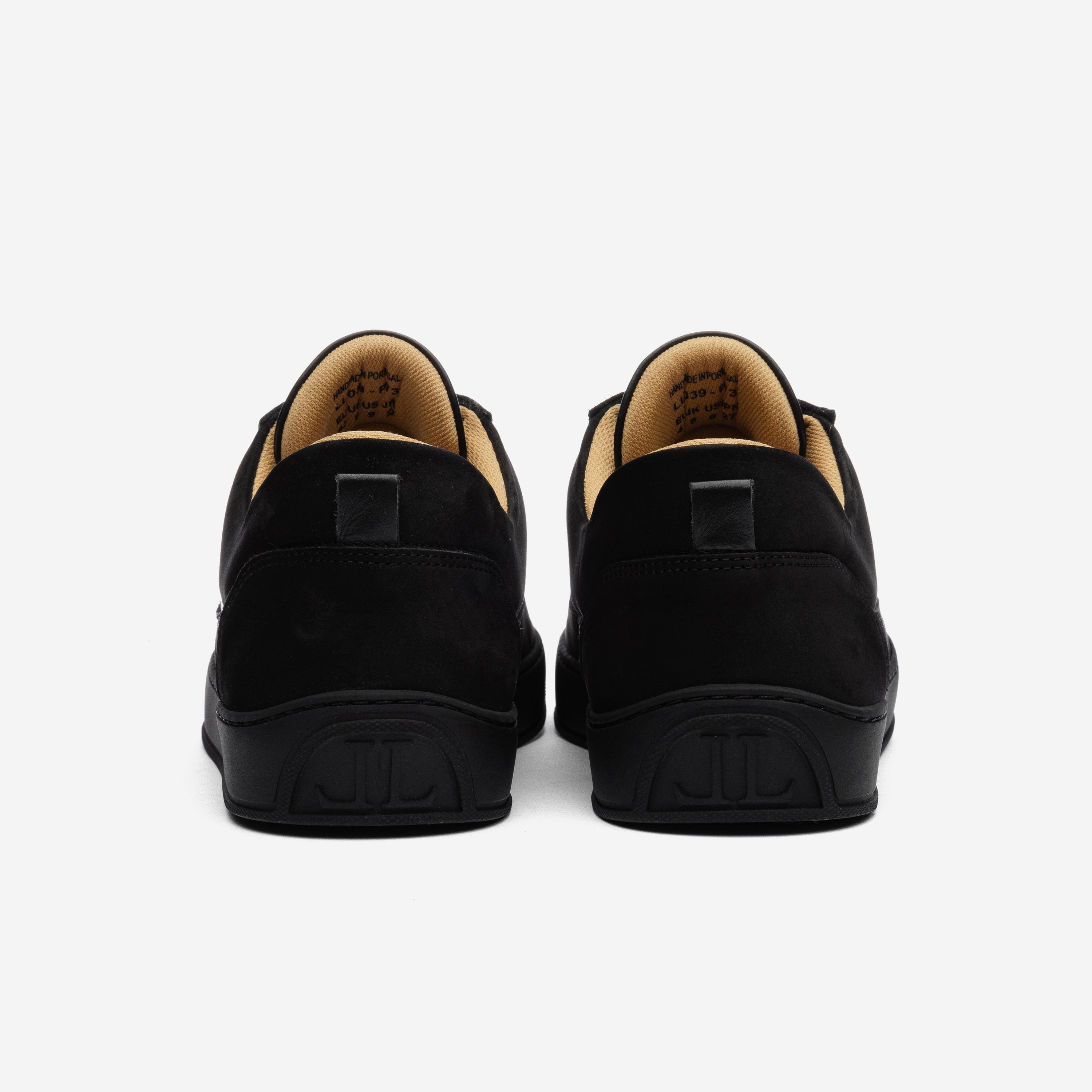 Low Top - Faisca - Black Nubuk Gold