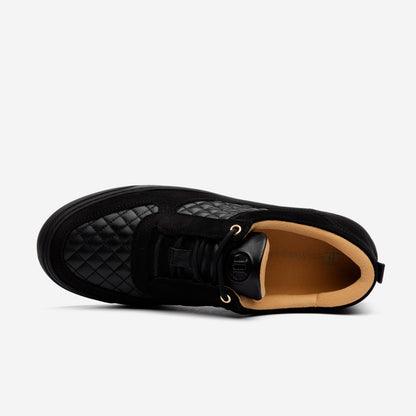 Low Top - Faisca - Black Nubuk Gold
