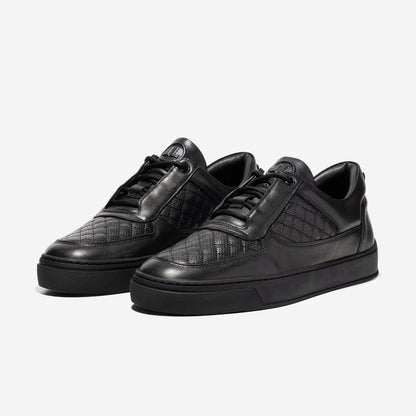 Low Top - Faisca - All Black Perforate