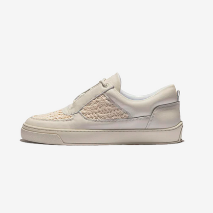 Low Top - Faisca - Beige Knit