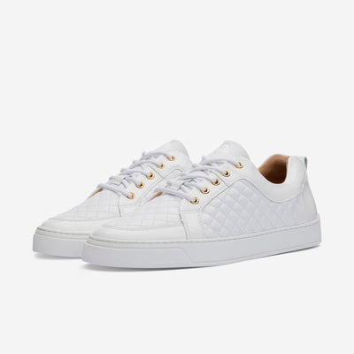Low Top - Ezio - White-Gold