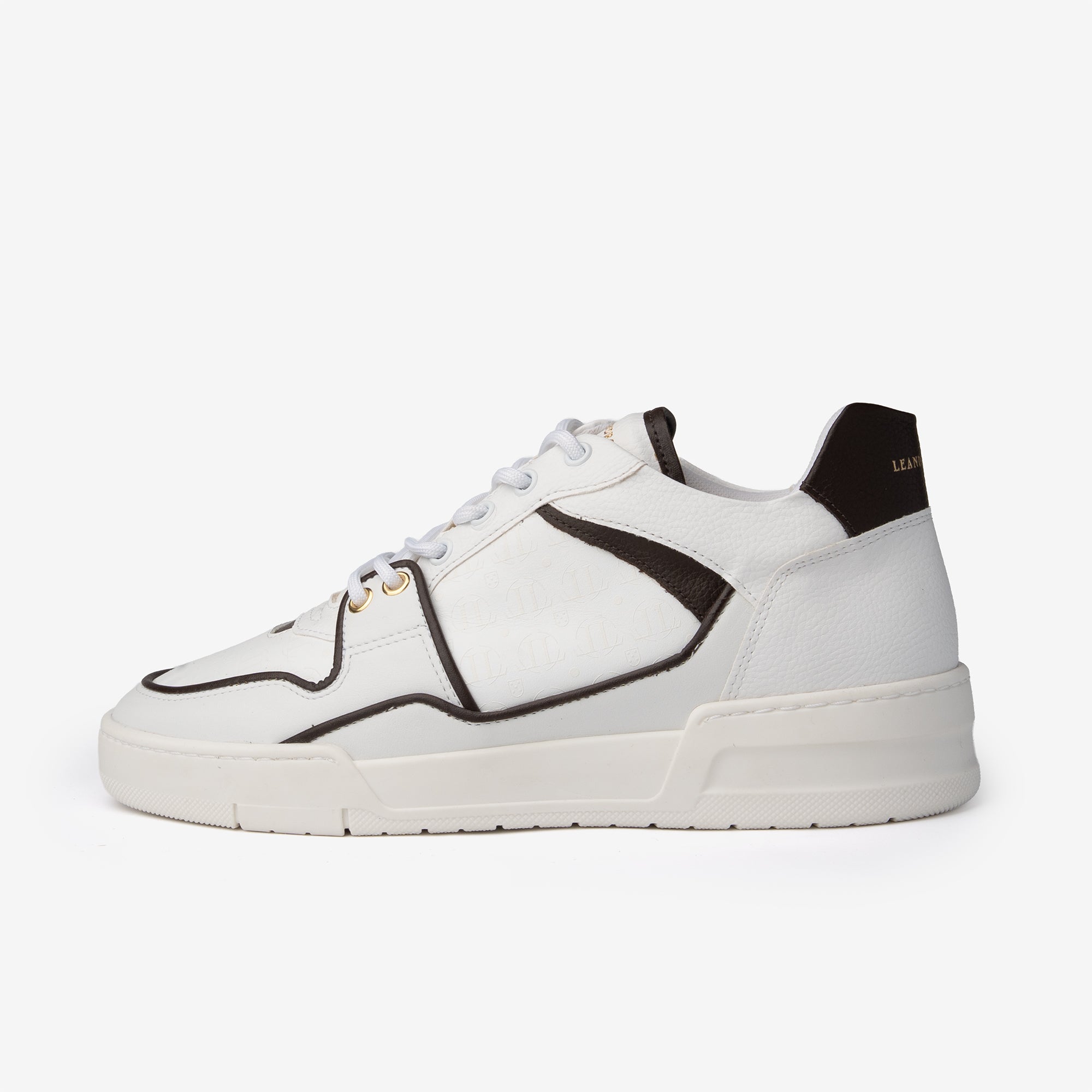 Low Top - Jordy V - White-Brown 2.0