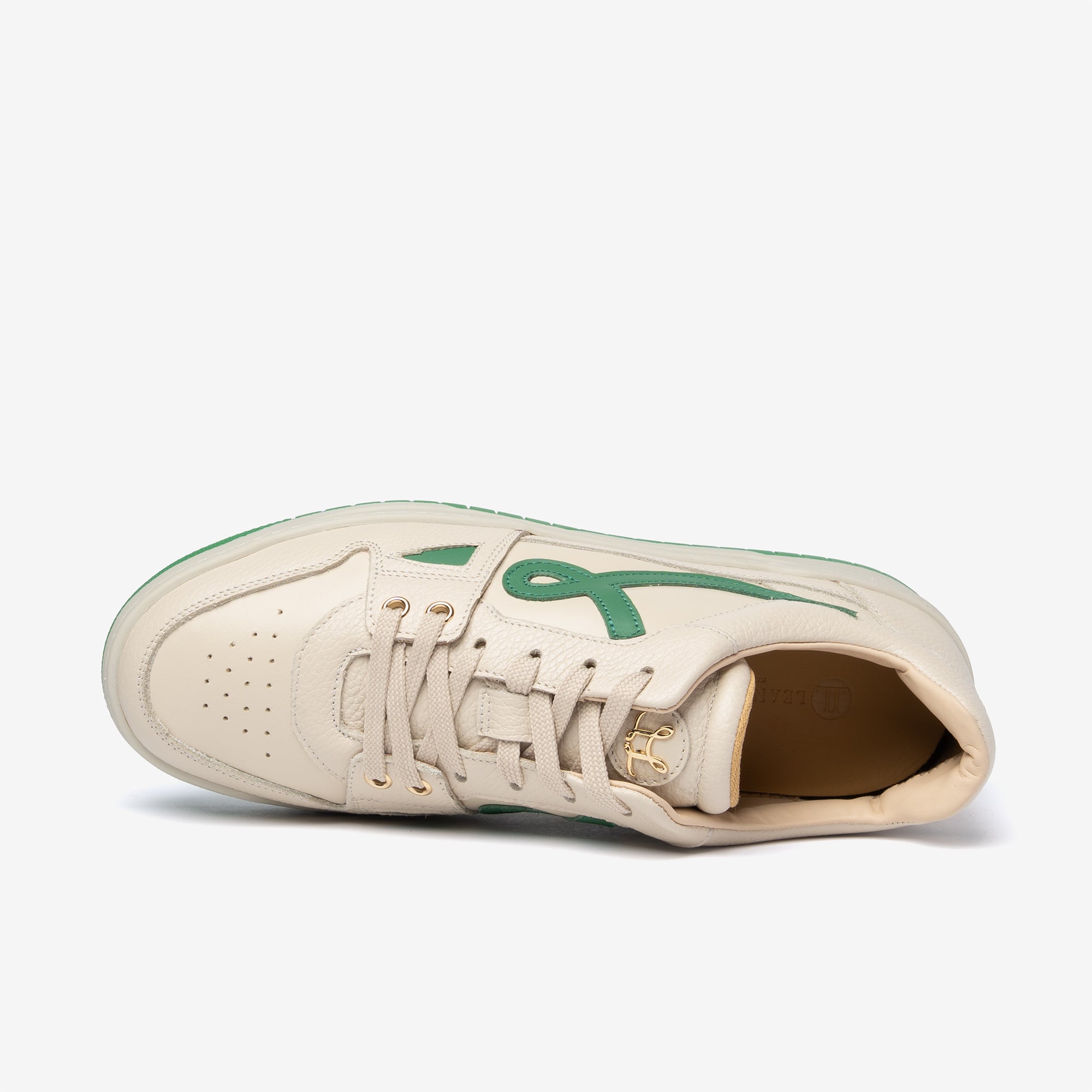 PRE ORDER - Low Top - Jaq - Beige Green