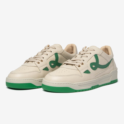 PRE ORDER - Low Top - Jaq - Beige Green