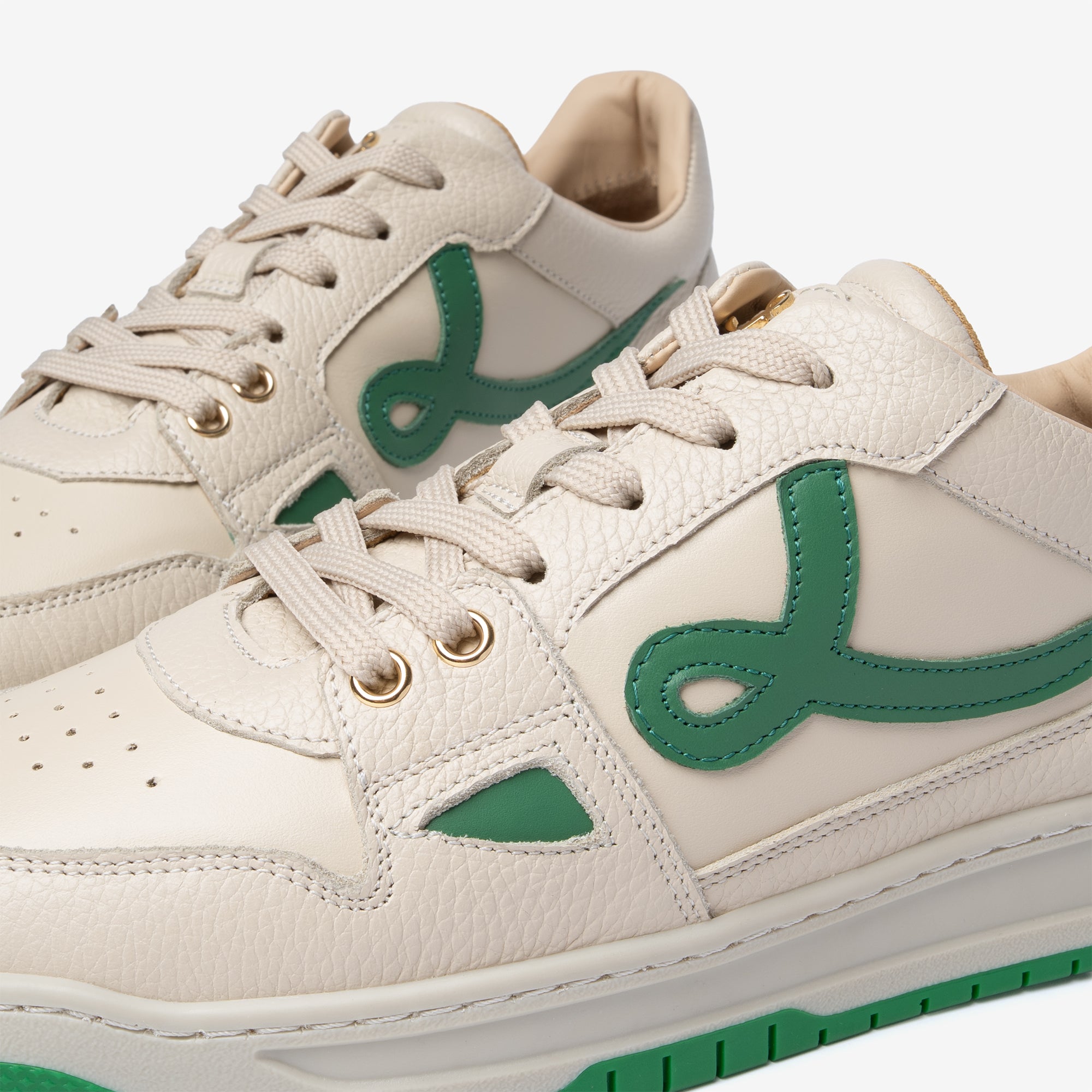 PRE ORDER - Low Top - Jaq - Beige Green