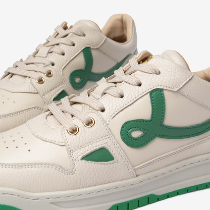 PRE ORDER - Low Top - Jaq - Beige Green