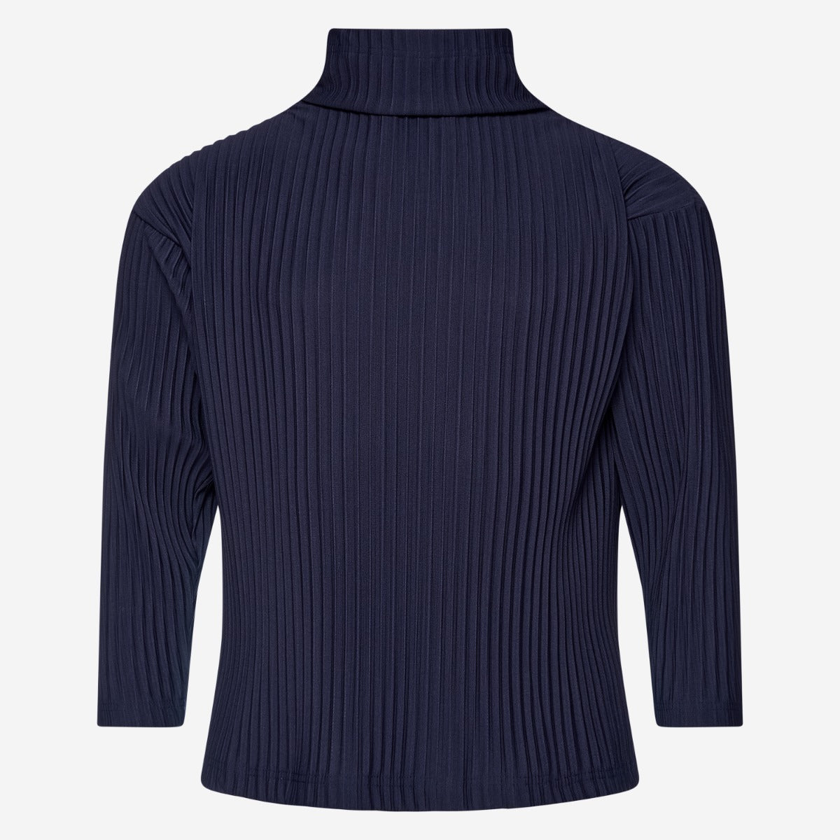 PRE ORDER - Turtleneck Sweater Plissee - Navy