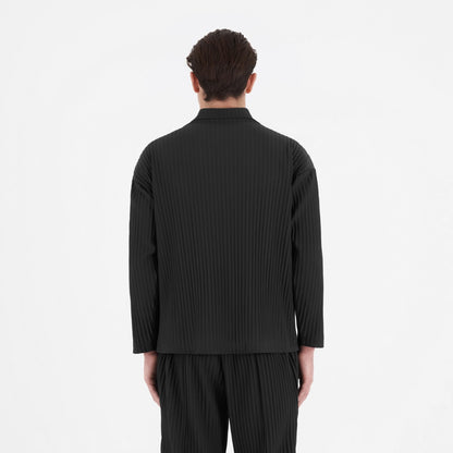 PRE ORDER - Turtleneck Sweater Plissee - Black