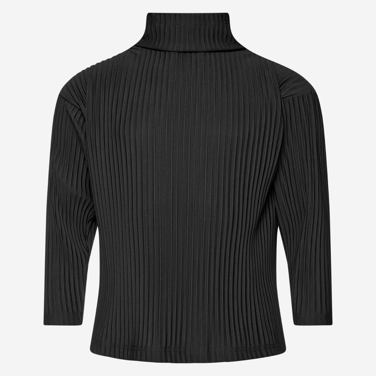 PRE ORDER - Turtleneck Sweater Plissee - Black