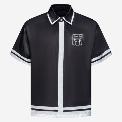 PRE ORDER - Satin Shirt - Black