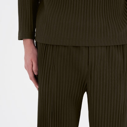 PRE ORDER - Plissee Pants - Khaki