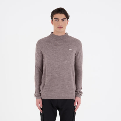 PRE ORDER - High Neck Long Sleeve - Brown