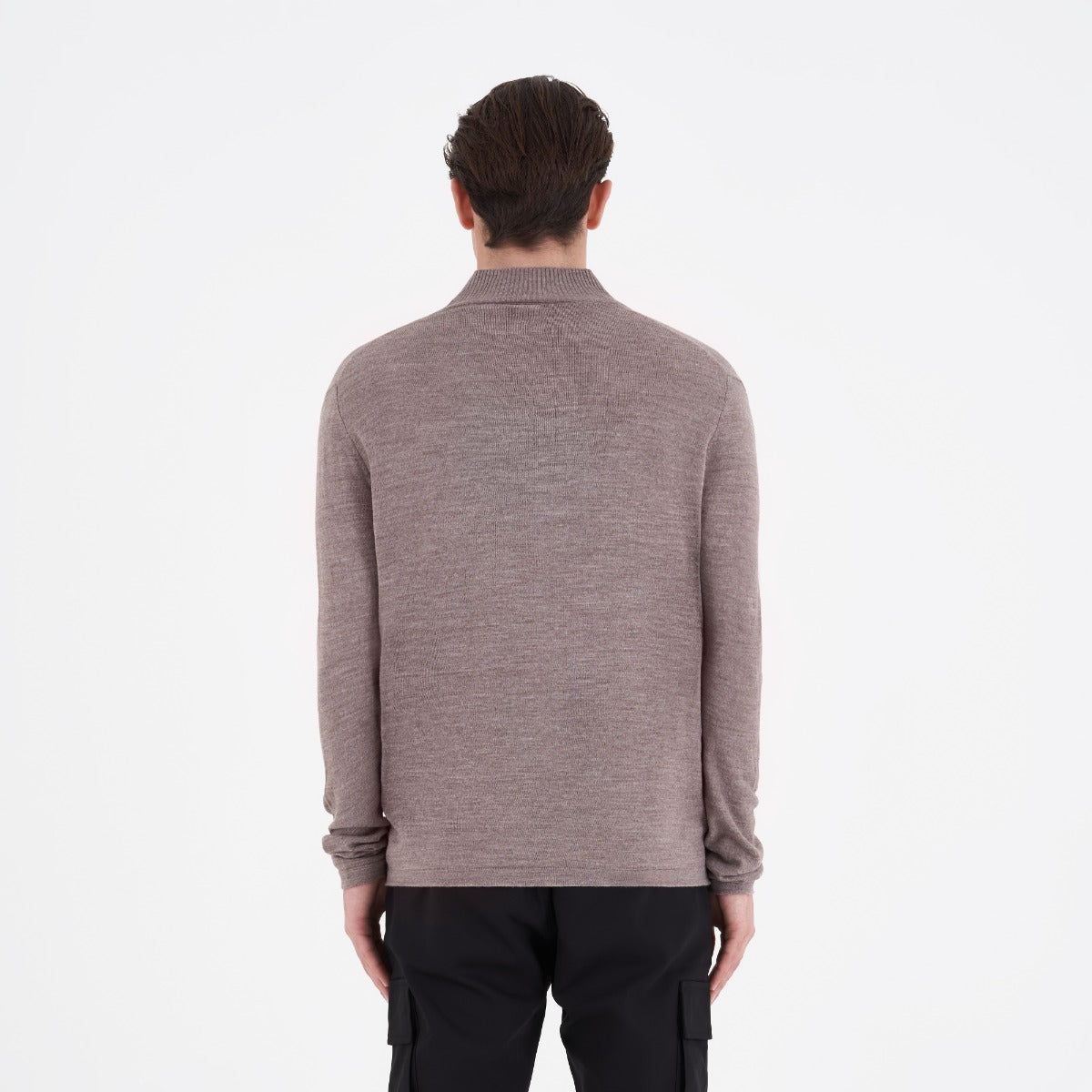 PRE ORDER - High Neck Long Sleeve - Brown