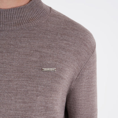 PRE ORDER - High Neck Long Sleeve - Brown