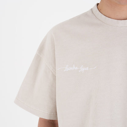 PRE ORDER - T-Shirt Leandro Lopes - Beige