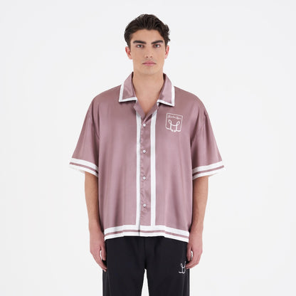 PRE ORDER - Satin Shirt - Brown