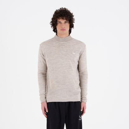 PRE ORDER - High Neck Long Sleeve - Beige
