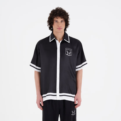 PRE ORDER - Satin Shirt - Black