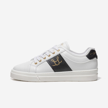 Low Top - Felix - White-Black-Gold