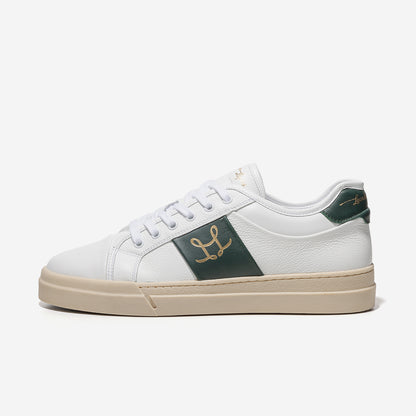 Low Top - Felix - White-Green-Gold