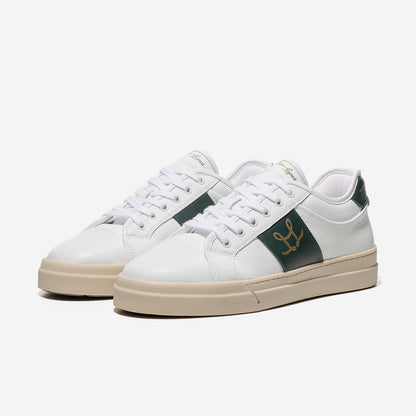 Low Top - Felix - White-Green-Gold