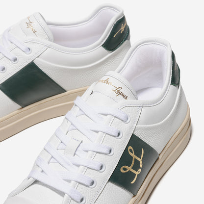 Low Top - Felix - White-Green-Gold