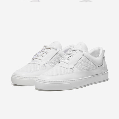 Low Top - Faisca - All White Perforate