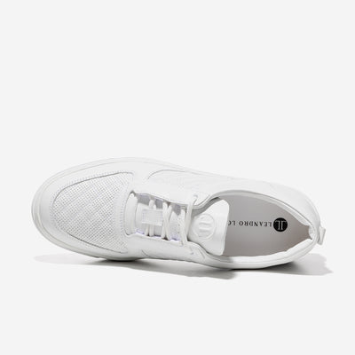 Low Top - Faisca - All White Perforate