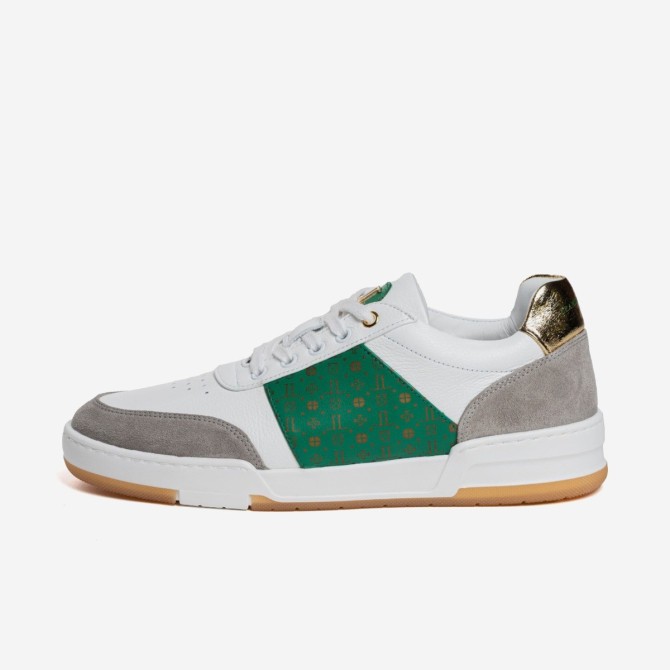 Low Top - Charles - White-Green